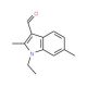 1-Ethyl-2,6-dimethyl-1H-indole-3-carbaldehyde - chemical structure image