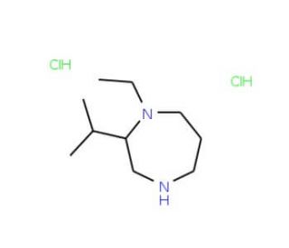 1-Ethyl-2-isopropyl-1,4-diazepane dihydrochloride - chemical structure image