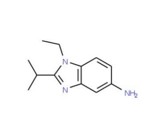 1-Ethyl-2-isopropyl-1H-benzoimidazol-5-ylamine - chemical structure image