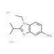 1-Ethyl-2-isopropyl-1H-benzoimidazol-5-ylaminedihydrochloride - chemical structure image