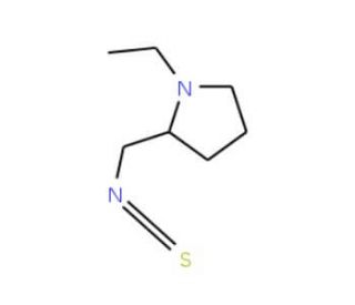 1-ethyl-2-(isothiocyanatomethyl)pyrrolidine - chemical structure image