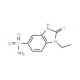 1-ethyl-2-mercapto-1H-benzimidazole-5-sulfonamide - chemical structure image