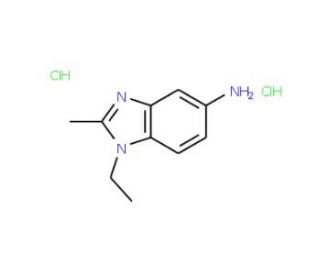1-Ethyl-2-methyl-1H-benzoimidazol-5-ylamine dihydrochloride - chemical structure image