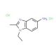 1-Ethyl-2-methyl-1H-benzoimidazol-5-ylamine dihydrochloride - chemical structure image