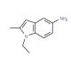 1-Ethyl-2-methyl-1H-indol-5-ylamine (CAS 878733-38-1) - chemical structure image