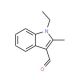 1-Ethyl-2-methyl-1H-indole-3-carbaldehyde (CAS 66727-64-8) - chemical structure image