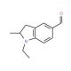 1-Ethyl-2-methyl-2,3-dihydro-1H-indole-5-carbaldehyde - chemical structure image