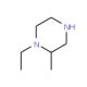 1-Ethyl-2-methyl-piperazine (CAS 3366-27-6) - chemical structure image