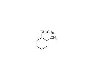 1-Ethyl-2-methylcyclohexane (CAS 3728-54-9) - chemical structure image