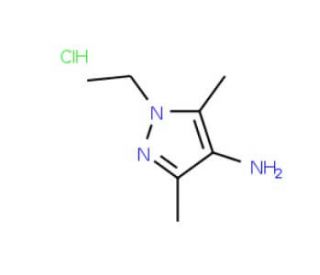1-Ethyl-3,5-dimethyl-1H-pyrazol-4-ylaminehydrochloride - chemical structure image