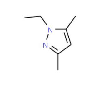 1-Ethyl-3,5-dimethyl-1H-pyrazole (CAS 17629-26-4) - chemical structure image