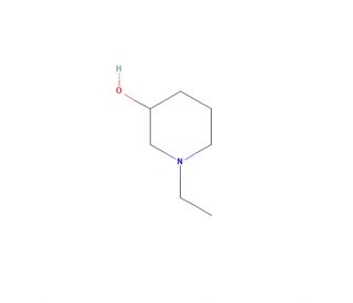 1-Ethyl-3-hydroxypiperidine (CAS 13444-24-1) - chemical structure image