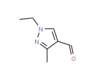 1-ethyl-3-methyl-1H-pyrazole-4-carbaldehyde (CAS 676348-38-2) - chemical structure image