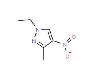 1-ethyl-3-methyl-4-nitro-1H-pyrazole - chemical structure image