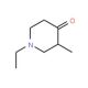 1-Ethyl-3-methyl-4-piperidone (CAS 3612-16-6) - chemical structure image