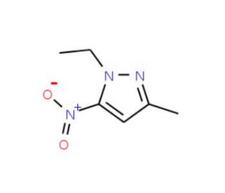 1-Ethyl-3-methyl-5-nitro-1H-pyrazole - chemical structure image