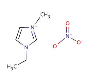 1-Ethyl-3-methylimidazolium nitrate (CAS 143314-14-1) - chemical structure image
