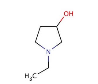 1-Ethyl-3-pyrrolidinol (CAS 30727-14-1) - chemical structure image