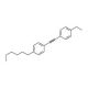 1-Ethyl-4-[(4-n-hexylphenyl)ethynyl]benzene (CAS 117923-34-9) - chemical structure image