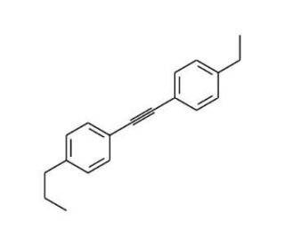 1-Ethyl-4-[(4-n-propylphenyl)ethynyl]benzene (CAS 102225-55-8) - chemical structure image