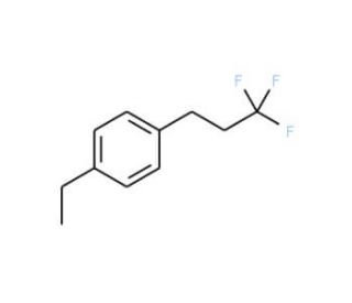 1-Ethyl-4-(3,3,3-trifluoropropyl)benzene - chemical structure image