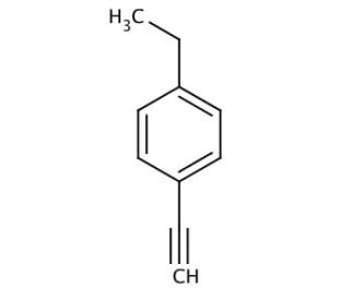 1-Ethyl-4-ethynylbenzene (CAS 40307-11-7) - chemical structure image