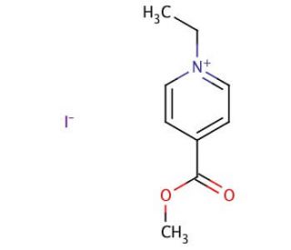 1-Ethyl-4-(methoxycarbonyl)pyridinium iodide (CAS 1199-65-1) - chemical structure image