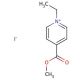 1-Ethyl-4-(methoxycarbonyl)pyridinium iodide (CAS 1199-65-1) - chemical structure image