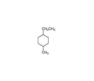 1-Ethyl-4-methylcyclohexane (cis- and trans- mixture) (CAS 3728-56-1) - chemical structure image