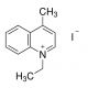 1-Ethyl-4-methylquinolinium iodide (CAS 605-59-4) - chemical structure image