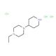1-ethyl-4-(piperidin-4-yl)piperazine trihydrochloride - chemical structure image