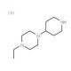 1-Ethyl-4-piperidin-4-yl-piperazinehydrochloride - chemical structure image