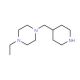1-Ethyl-4-(piperidin-4-ylmethyl)piperazine - chemical structure image
