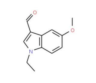 1-Ethyl-5-methoxy-1H-indole-3-carbaldehyde - chemical structure image