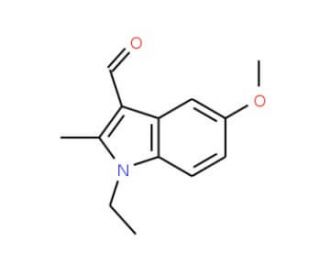 1-Ethyl-5-methoxy-2-methyl-1H-indole-3-carbaldehyde - chemical structure image