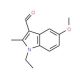 1-Ethyl-5-methoxy-2-methyl-1H-indole-3-carbaldehyde - chemical structure image