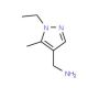 [(1-ethyl-5-methyl-1H-pyrazol-4-yl)methyl]amine - chemical structure image