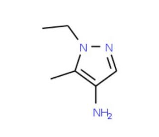 1-Ethyl-5-methyl-1H-pyrazol-4-ylamine (CAS 1174882-85-9) - chemical structure image