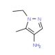 1-Ethyl-5-methyl-1H-pyrazol-4-ylamine (CAS 1174882-85-9) - chemical structure image