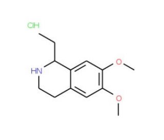 1-Ethyl-6,7-dimethoxy-1,2,3,4-tetra&ne;hydroisoquinoline hydrochloride (CAS 878790-03-5) - chemical structure image