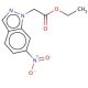 1-ethyl-carboxyethyl-6-nitroindazole - chemical structure image