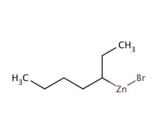 1-Ethylpentylzinc bromide solution (CAS 312693-11-1) - chemical structure image