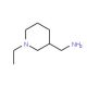 [(1-Ethylpiperidin-3-yl)methyl]amine (CAS 102459-02-9) - chemical structure image