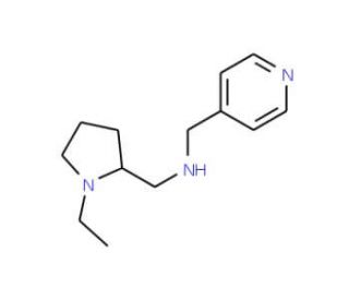 [(1-ethylpyrrolidin-2-yl)methyl](pyridin-4-ylmethyl)amine - chemical structure image