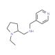 [(1-ethylpyrrolidin-2-yl)methyl](pyridin-4-ylmethyl)amine - chemical structure image