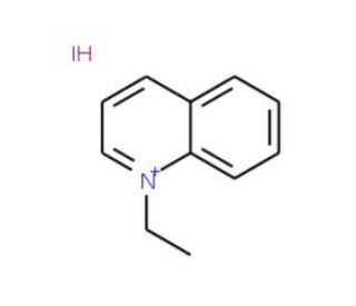 1-Ethylquinolinium iodide (CAS 634-35-5) - chemical structure image