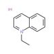 1-Ethylquinolinium iodide (CAS 634-35-5) - chemical structure image
