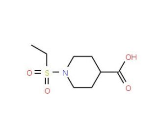 1-(ethylsulfonyl)piperidine-4-carboxylic acid - chemical structure image