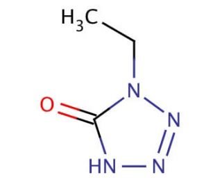 1-Ethyltetrazolinone (CAS 69048-98-2) - chemical structure image