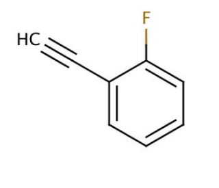 1-Ethynyl-2-fluorobenzene (CAS 766-49-4) - chemical structure image